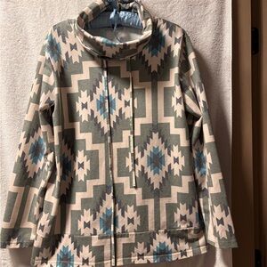 Geometric Patterned Pullover